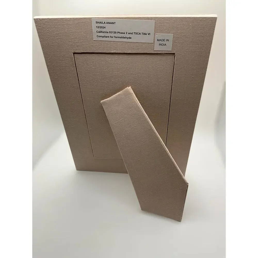 Rachel Zoe 4x6 Fabric With Bow Picture Frame-New - Picture 2 of 4